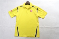 UNIQLO ユニクロ メンズ テニス ウエア 半袖 ポロシャツ M 黄色/紺色