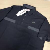 新品正規品 PEARLYGATES 6(LL) マスターバニー 半袖ポロシャツ シンプル ブラックゴルフ ウェア