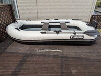ZephyrBoat ゼファーボート ZE-275DX ゴムボート モーターマウント/オール/シート付 釣り 海釣り バス釣り レジャー 2.75m x 1.46m x 2.02m