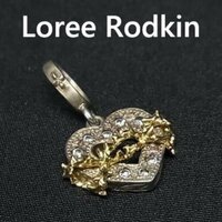 Loree Rodkin ローリーロドキン love＆hate K18 18金×SV925 ネックレストップ ペンダントトップ 3231