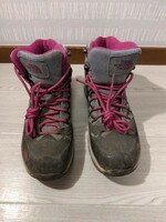 【F404】 THE NORTH FACE ノースフェイス GORE-TEX トレッキングブーツ vibram 24.0cm A4YL トレッキング シューズ 登山靴