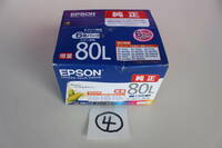 ④ エプソン EPSON IC6CL80L [インクカートリッジ とうもろこし 増量6色パック] 未開封 箱痛み品