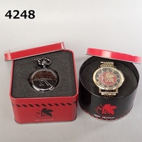AC-4248◆デッドストック　エヴァンゲリオン　懐中時計　腕時計　2点　未使用