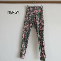 NERGY★ナージー　ピンク系　ボタニカルカラー　ヨガパンツ　Ｍサイズ