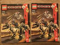 LEGO EXO FORCE 7713 白雪　Bridge Walker vs. White Lightning　箱無し、取説有り、シール有り