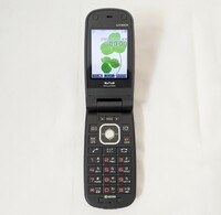【美品】WILLCOM ウィルコム　携帯電話　PHS KYOCERA WX320K レッド　起動確認済み