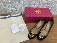 TORYBURCH トリバーチ パンプス 靴 シューズ サイズ 6.5 ブラック 黒 ゴールド金具 レディース 女性用 箱付き 美品