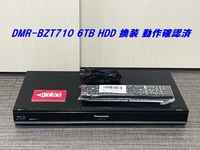 500GB → 6TB HDD ＜使用時間 18時間＞ 換装 Panasonic DIGA DMR-BZT710 動作確認済 新品代替リモコン付