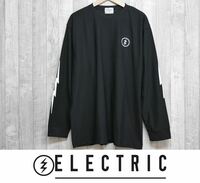 【新品】24 ELECTRIC VERTICAL LOGO DRY L/S TEE - BLACK - Lサイズ 速乾 ドライ 長袖 Tシャツ 正規品