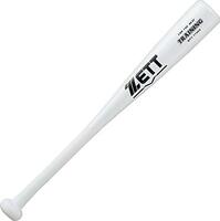 ZETT(ゼット) 野球 木製(合竹) トレーニングバット 短尺 60cm 500g平均 ホワイト(1100) BTT17960