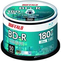 バッファロー ブルーレイディスク BD-R 1回録画用 25GB 50枚 スピンドル 片面1層 1-6倍速 【 ディーガ 動作確認済み 】 ホ
