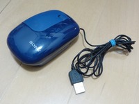 ★SONY ソニー USBマウス SMU-C3 ブルー 蓋欠品 送料230円