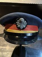 日本国有鉄道 制帽 4号形 昭和50年鉄道グッズ 昭和レトロ 当時物 帽子 ユニチカKK