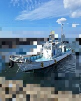 ヤンマー愛知地場造船 45ftくらい スパンカー サイドレール 遊漁船 実測全長約13メートル