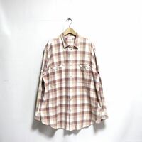 トレンド【PAPAS パパス】ロゴ チェックシャツ/シャツ 長袖