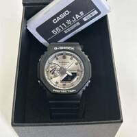 ● 《稼動品》CASIO G-SHOCK 5611 GA-2100SB カーボンコアガード カシオ ジーショック Gショック 腕時計 シルバー文字盤 1円スタート