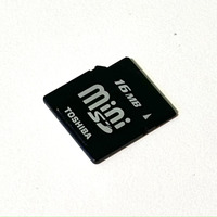 TOSHIBA 東芝 トシバ miniSDカード 16MB mini SD カード 16 MB