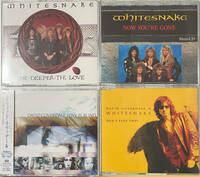 WHITESNAKE デイヴィッド・カヴァデール /THE DEEPER THE LOVE/NOW YOU’RE GONE/DON'T FADE AWAY/ラヴ・イズ・ブラインド4枚セット