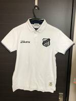 ATHLETA アスレタ　プロシャツ 白 Mサイズ　(USED）～サッカー、フットサル、スポーツ、移動着、タウンユース～