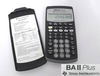 【よろづ屋】BAII Plus TEXAS INSTRUMENTS Financial Calculator TI テキサス インスツルメンツ 金融電卓(M0424)