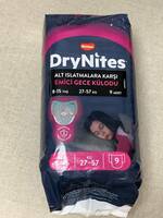 【送料無料】DryNites パジャマパンツ ト8～15歳 27～57Kg　9枚入り 未使用 女の子用