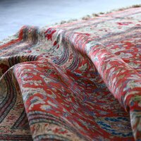 【引取限定】希少 ペルシャンプラザ 1200万 超特大 宮殿サイズ イラン製 クム産 ペルシャ絨毯 芸術 カーペット 美術工芸品 文化 手織 織物