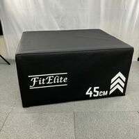 □【売り切り】FitElite フィットエリート ジョイント式ソフトプライオボックス 高さ45cm フィットネス／ステップ台etc...
