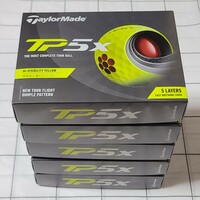 TaylorMade テーラーメイド TP5x イエロー 2021年モデル ゴルフボール 5ダース