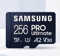 256GB　SAMSUNG black マイクロSD カード　