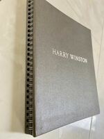 未使用 HARRY WINSTON 大サイズ 全ページロゴ入り バインダー ノート 手帳 メモ ノベルティ ハリーウィンストン 非売品