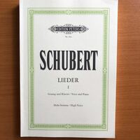 （送料無料）輸入楽譜 シューベルト歌曲集　第1巻　PETERS版　美品