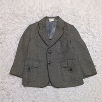 【送料無料】ノーブランド　テーラードジャケット　ブレザー　105cm　ウール　フォーマル　キッズ　子供服