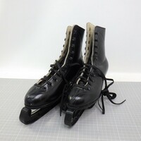 スケートシューズ PLAYER サイズ 23.5cm/エッジカバー付き/フィギュアスケートアイススケート 靴/黒 ブラック　80