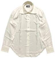 新品 初期 エヴィス エビス EVIS オールドハンプシャーボンド ワイドカラー 長袖シャツ ワイシャツ カッターシャツ F ホワイト