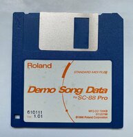 【送料無料】Roland Demo Song Data for SC-88 pro STANDARD MIDI FILES / ローランド SC-88 pro用 デモソングMIDIファイル
