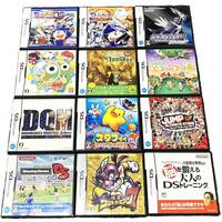 【送料無料】 DS ゲームソフト 計12本 Nintendo ニンテンドー まとめ 大量 未確認 / どうぶつの森 ドラえもん ポケモン スタフィー 等