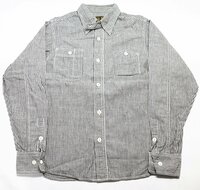 cushman (クッシュマン) Stripe Work Shirt / ストライプワークシャツ 美品 size S