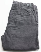 Workers K&T H MFG Co (ワーカーズ) Reversed Sateen Trouser / バックサテントラウザー チャコール size S / 13スターボタン / パンツ