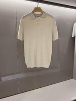 ブルネロクチネリ　BRUNELLO CUCINELLI メンズ　ポロシャツ　ニット　ビジネス　半袖　48-54　サイズ選択可能 b311