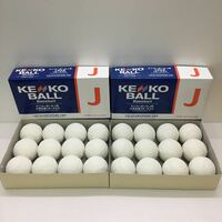 H-3802 【2ダース】未使用品 ナガセ ケンコー ボール J号 小学生用 12球×2箱 野球 ボール 軟式 公認球 