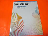 ♪輸入楽譜　Suzuki Violin School: Piano Accompaniment3　ヴァイオリン　