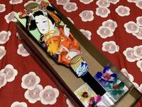 道成寺・押絵羽子板・正月飾り・縁起物　江戸　羽根付き　日本の置物