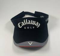 ☆新品☆ Callaway キャロウェイ メンズ サンバイザー サイズ調整可能 帽子 ゴルフ