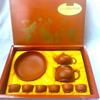 嘉仁 高級古典茗壺 中国茶器 9点セット　茶壷　茶杯　茶海　茶盤　茶道具