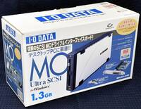 IODATA アイ・オー・データ MOX-SX1.3/UN SCSIボード付属モデル 美品 (新古品レベル) Ultra SCSI/SCSI-2接続 外付MOドライブ (管:SA10　