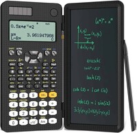 ROATEE 関数電卓 電卓付き電子メモパッド 417 多機能電子計算機 2in1微分積分・統計計算