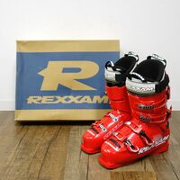 美品 レグザム REXXAM MAX 100 BX-S17 RED 27cm 313ｍｍ スキーブーツ 17-18年モデル 中上級モデル ゲレンデ アウトドア cf03de-rk26y05273