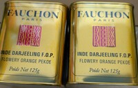 エスビー食品 FAUCHON　紅茶ダージリン（缶入り）125g×2個セット Darjeeling 賞味期限:2024.06