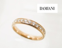 6411[TS]現行品♪DAMIANIダミアーニ/ PERSEMPRE(ペル・センプレ) 750 ピンクゴールド フルエタニティリング ダイヤモンド 0.60ｃｔ/１０号