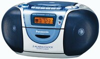 【A】CDラジオカセット RX-DX1-A Panasonic ブルー 0316-B00009VRS8-4950-14980-N-1